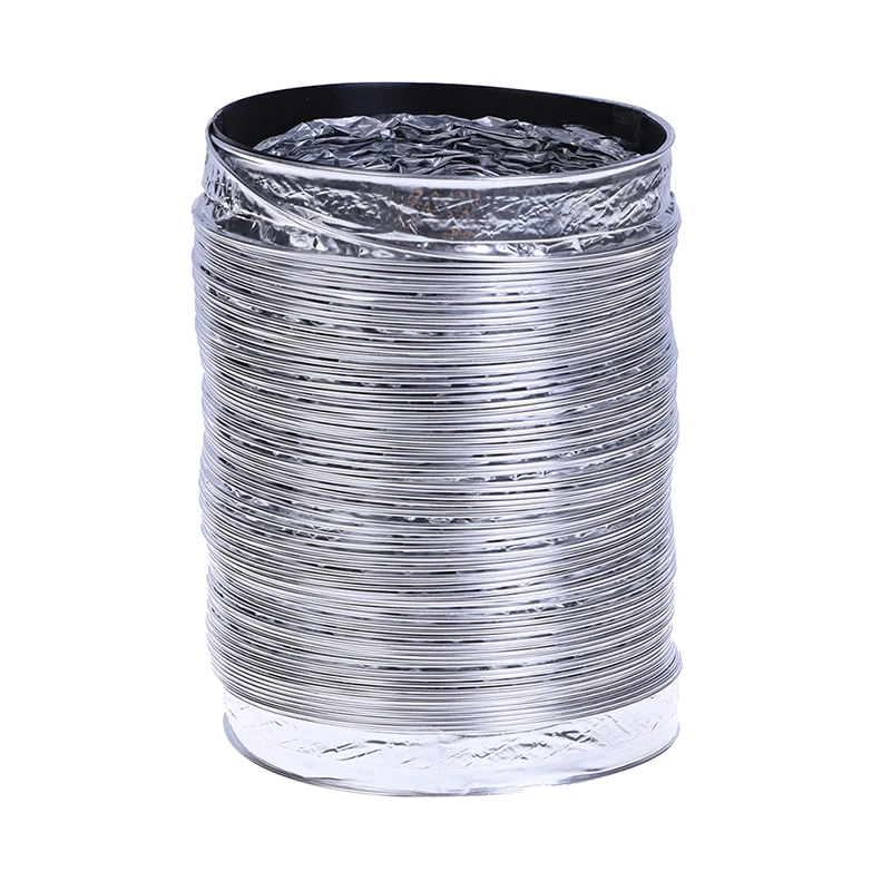 

4inch Ventilator Pipe Aluminum Tube Air Ventilation Hose Flexible Exhaust Duct 2M