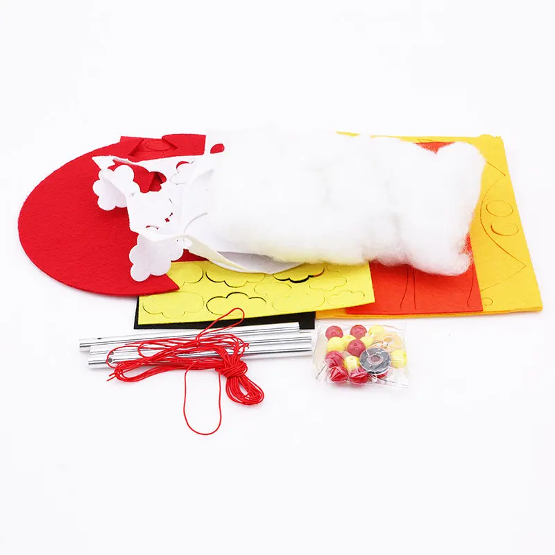 

DIY Cute Owl Flowers Sakura Chick Handmade Felt Craft Material Pack DIY Wind Chimes Door Ornaments Home Bedroom Decoration New