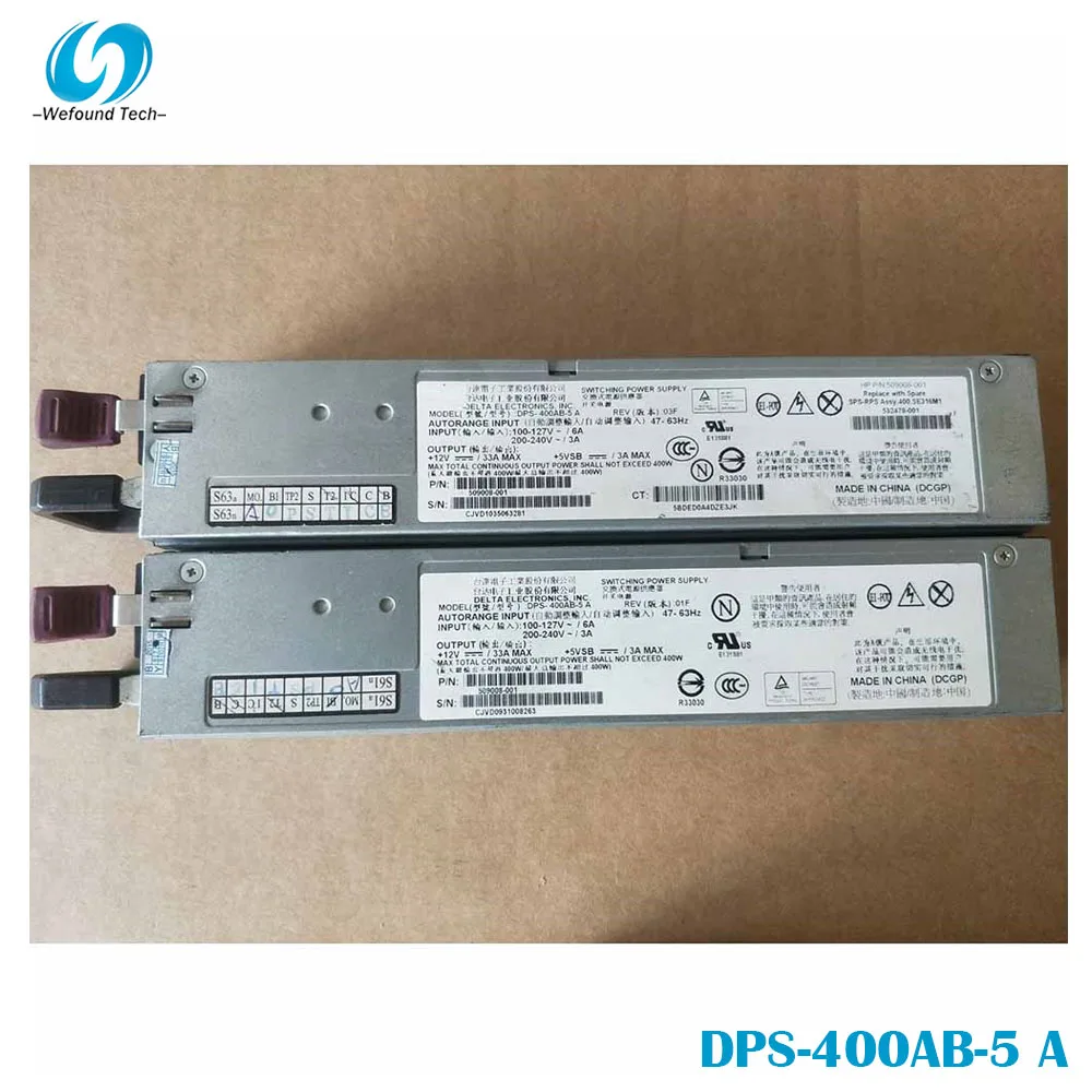 

For HP SE316M1 DL320G6 DPS-400AB-5 A 532478-001 509008-001 400W Power Supply High Quality Fully Tested Fast Ship