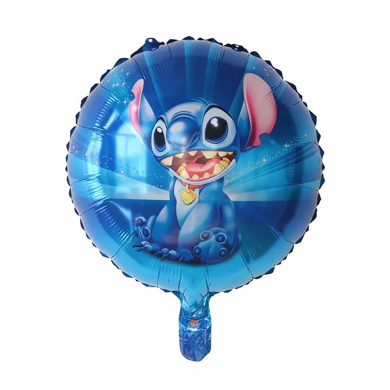 

10PCS 18inch Disney Lilo Stitch Balloons 1-9 Years Old Birthday Party Decorations Baby Shower Kids Toy Cartoon Helium Balloons