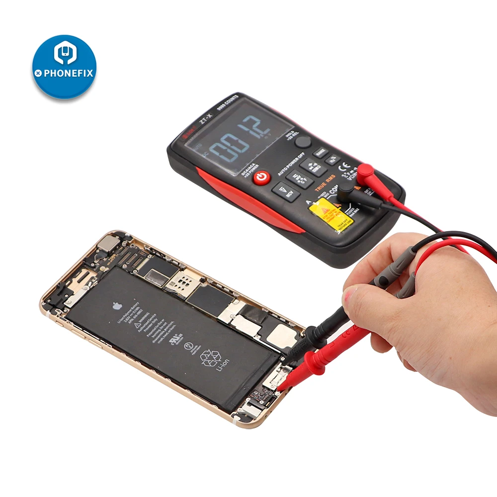 ЖК дисплей Цифровой мультиметр постоянного/переменного тока Ом Гц Вольтметр