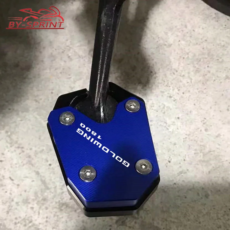 Лазерный логотип мотоцикла CNC подножка боковая подставка увеличение расширение для HONDA Goldwing 1800 GL 1800 GL1800 товар