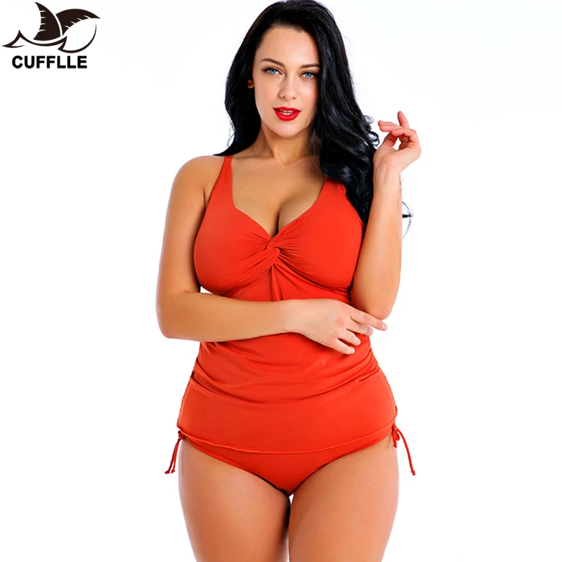 Запонки новинка Цельный купальник для женщин плюс размер одежда плавания