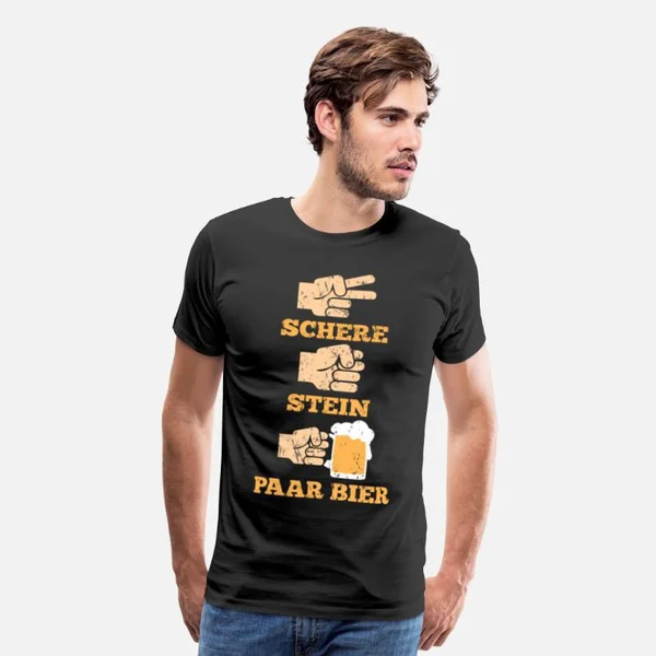 

Beer Funny gift german Men s T-Shirt