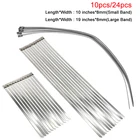 1024 шт. ATV автомобильные из нержавеющей стали CV половинчатый вал багажника Зажимная Пряжка малые большие полосы