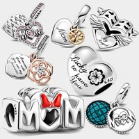 2021 mothers day 925 sterling silver beads family tree dangle charm fit original pandora bracelet jewelry gift for mom mother