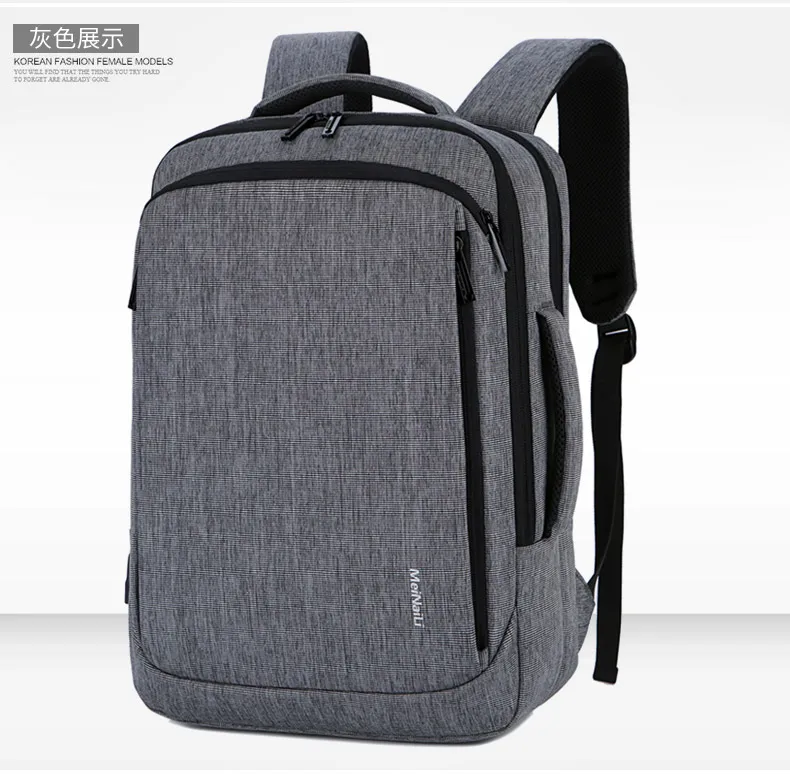 15,6 дюймов рюкзаки для ноутбука мужские рюкзаки бизнес ноутбук Mochila водонепроницаемый рюкзак usb зарядка сумки дорожные сумки