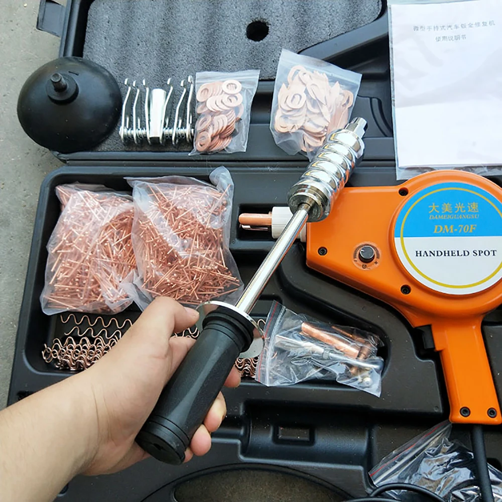 Mr Cartool 220V автомобильный корпус вмятин Съемник АВТО ШПИЛЬКА комплект сварочный 900VA