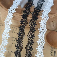hot selling lace accessories black and white necklace water soluble lace