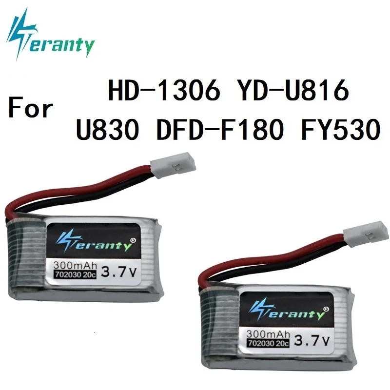 

3,7 V 300mAh lipo батарея для E55 FQ777 FQ17W DFD F180 FY530 U816 U830 RC Квадрокоптер запасная часть 3,7 v батарея дрона 2 шт.