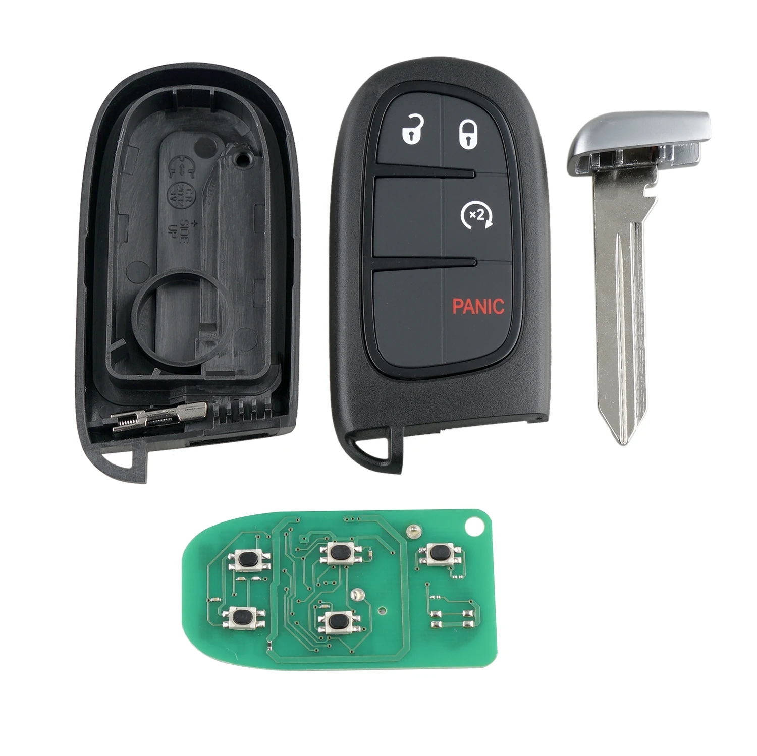 4 5 кнопок флэш-ключ для автомобиля Dodge Ram 1500 2500 3500 2013-2017 Key Fob ID46 чип 433 МГц |