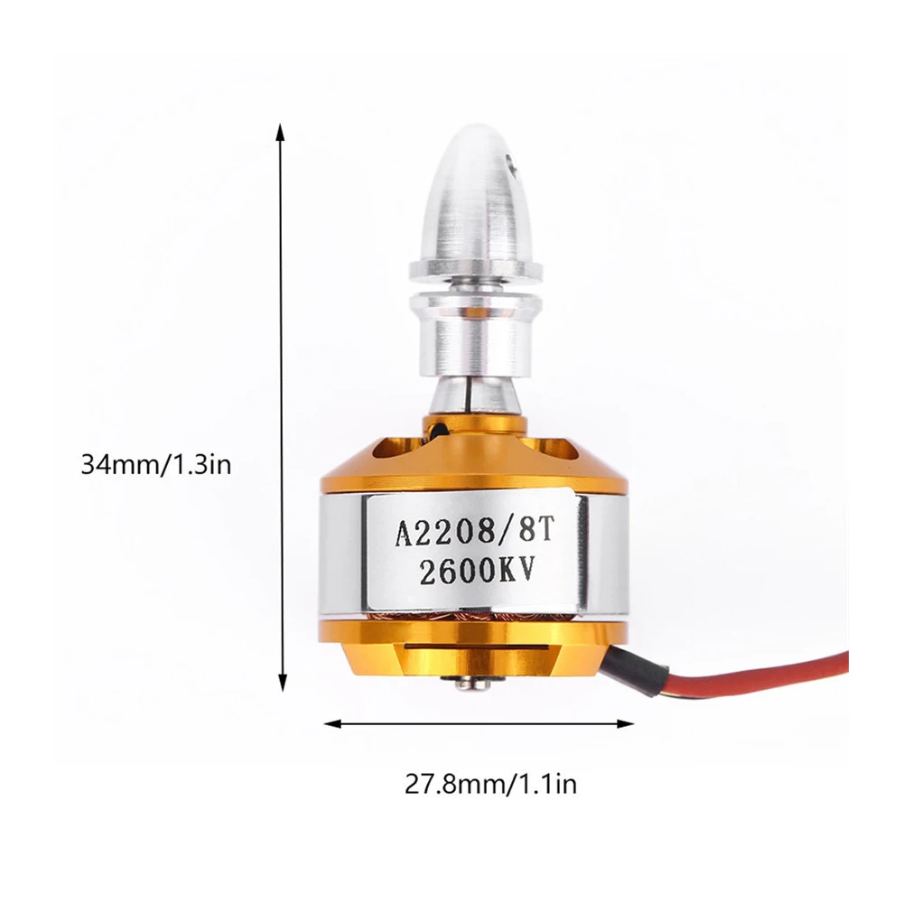 1pcs High quality XXD A2208 KV1100/KV1400/KV2600 Brushless DC Electric Motor for RC Airplanes/Boat/Vehicle Model | Игрушки и хобби