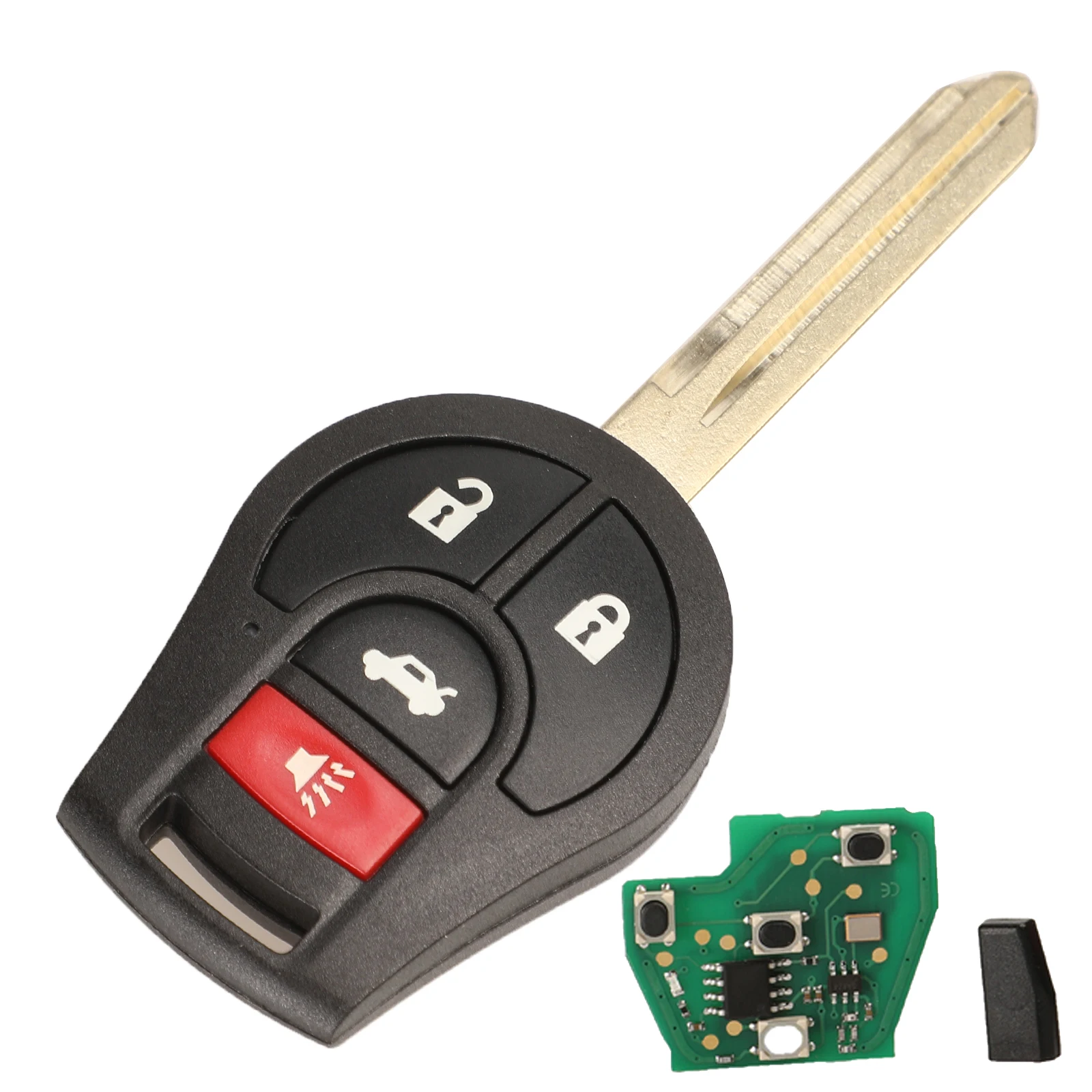 Jingyuqin 3/4 Кнопка 315 МГц дистанционный Автомобильный ключ для Nissan Keyless entrip 46 чип брелок передатчик CWTWB1U751 1788D-WB1U751 H0561-C993A