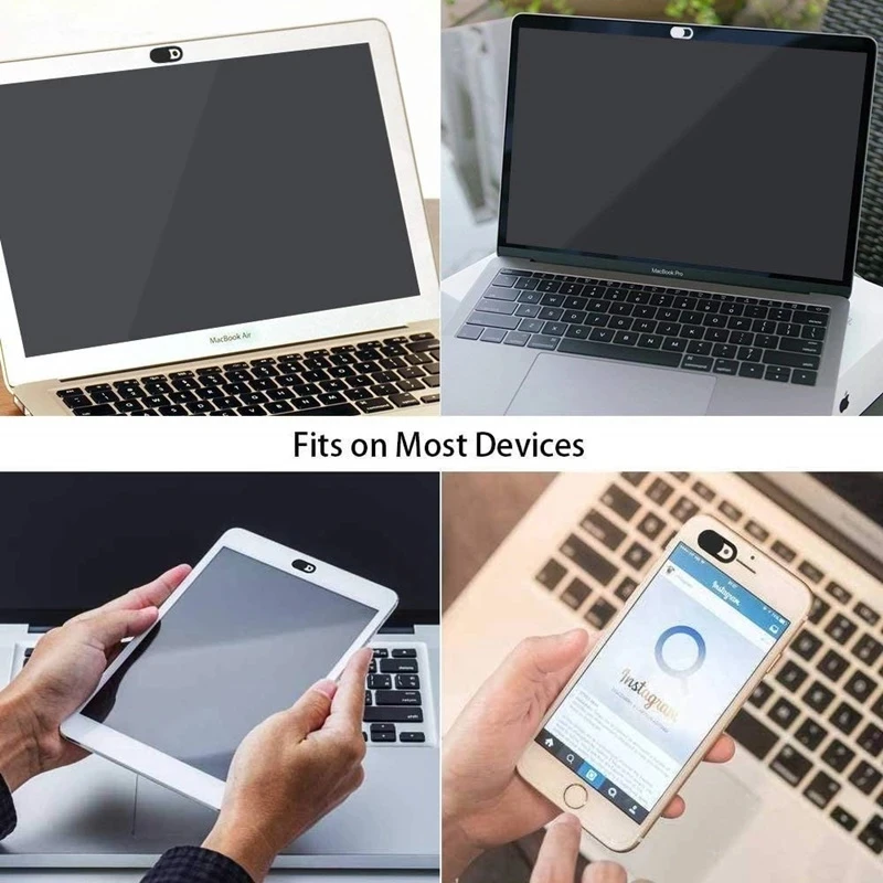 

Privacy Sticker WebCam Cover Shutter Magnet Slider Plastic For Web Laptop iPad iPhone Samsung Xiaomi Tablet Camera Mobile Phone