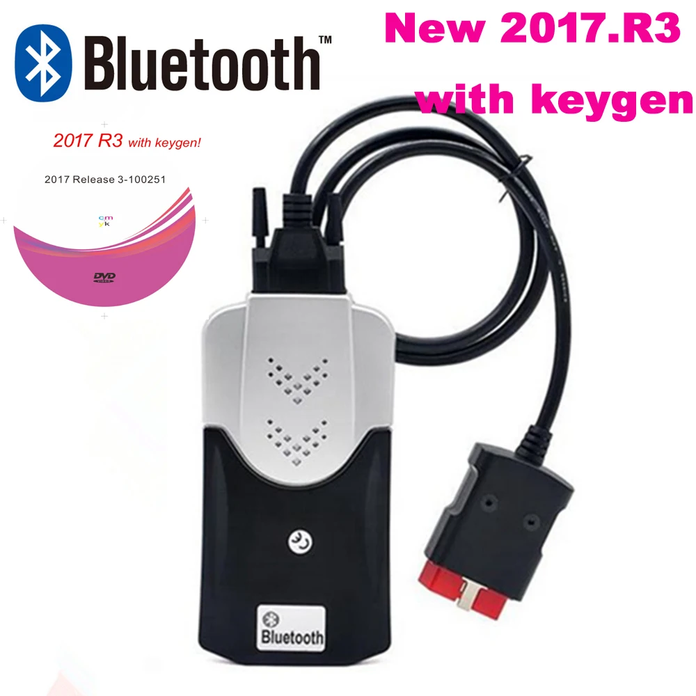 2017 3 R3 Новый генератор ключей на компакт-диске vd pro с bluetooth сканер obd для