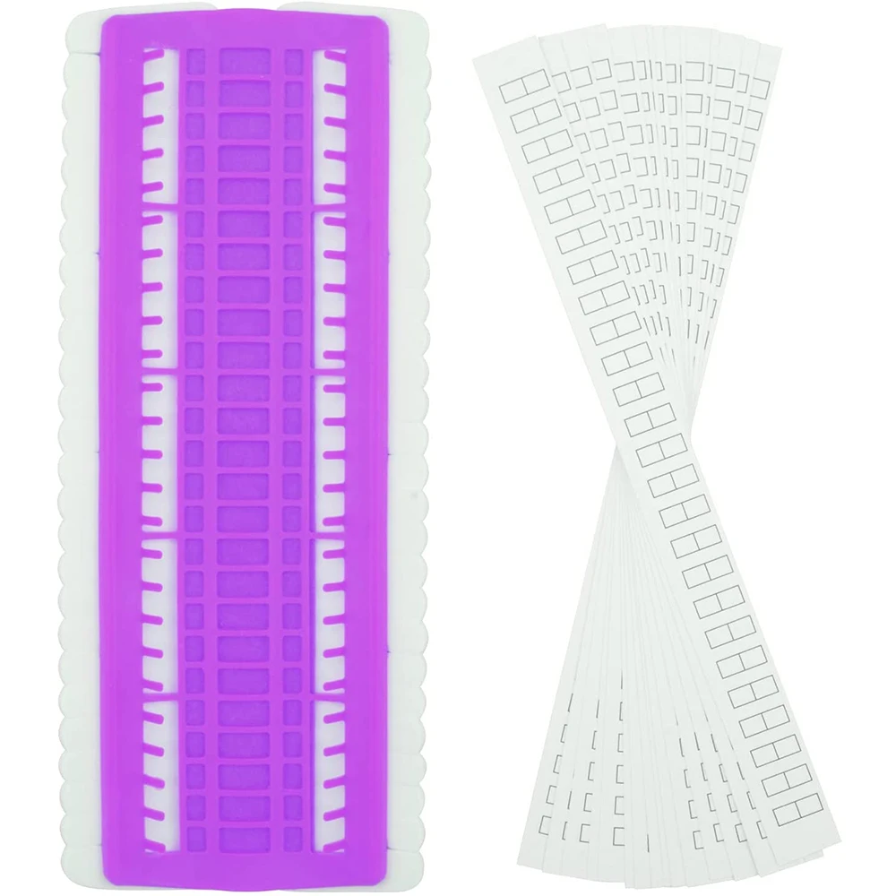 

50 Positions Embroidery Floss Organizer, Sewing Cross Stitch Thread Organizer with 15P Replaceable Paper Card, Needlework Floss