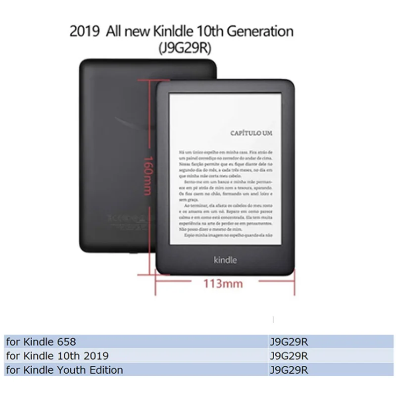 

For Amazon Kindle 10th Generation 2019 Case for Amazon New Kindle 10th Generation 2019 e-reader e-book Case