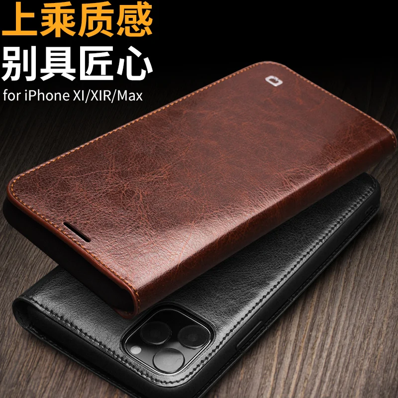 Для iPhone 11 Pro Max 11Pro Max ультра тонкий чехол ручной работы из натуральной кожи для Apple iPhone 11 Pro Max ProMax чехол для телефона