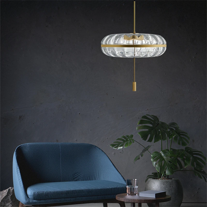 Kopen Post-Moderne Led Hanglamp Verlichting Nordic Glas Loft Hanglampen Restaurant Hotel Slaapkamer Woonkamer Opknoping Lamp Apparaat