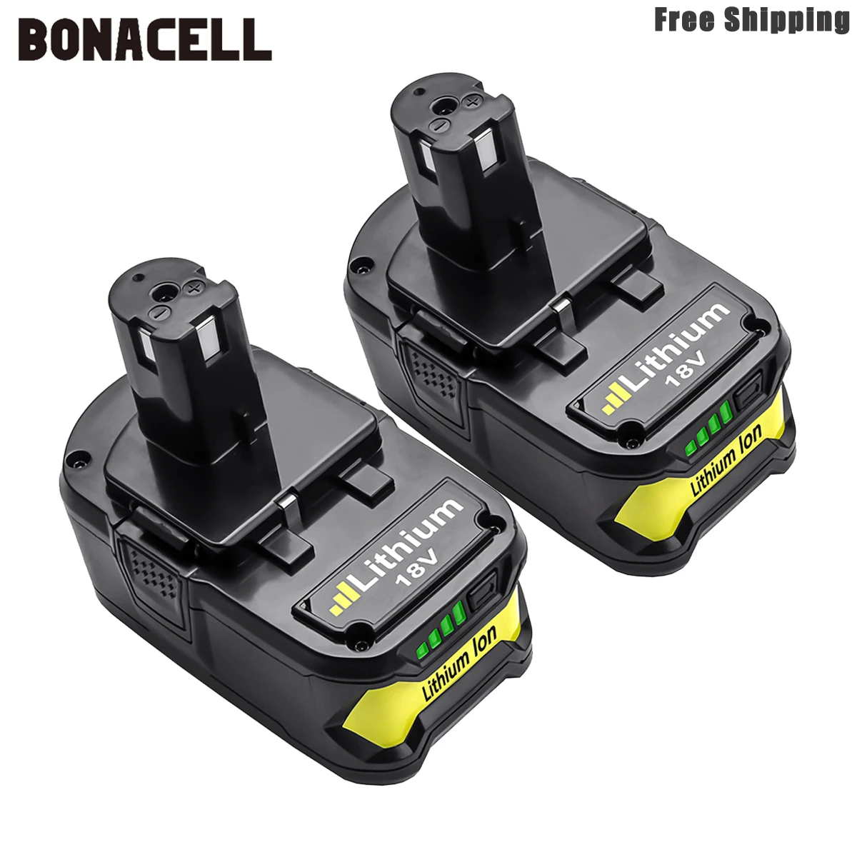 Bonacell 4000mAh литий ионная аккумуляторная батарея для RYOBI BPL 1815 1820G BPL18151 BPL1820 P102 P103 P104 P105