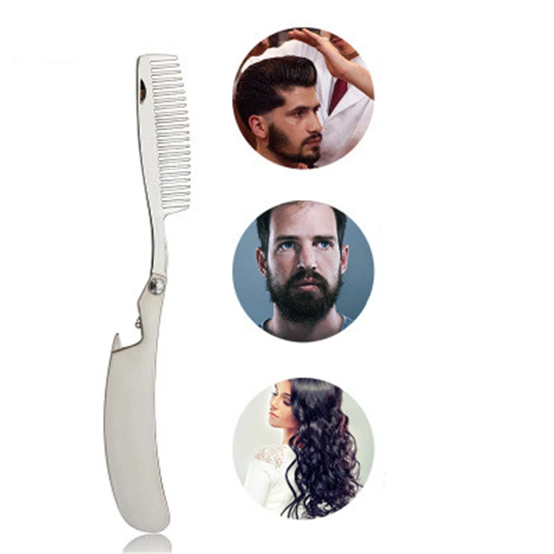 Новый мужской специальный портативный деревянный складной гребень набор мини