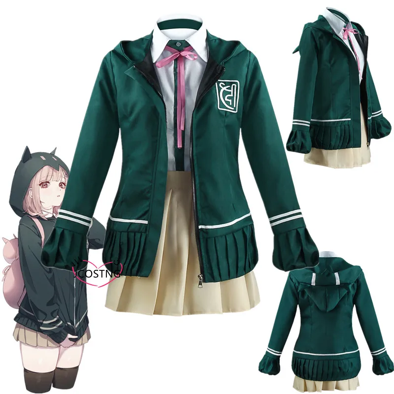 Женский костюм для косплея из аниме данганронпа |