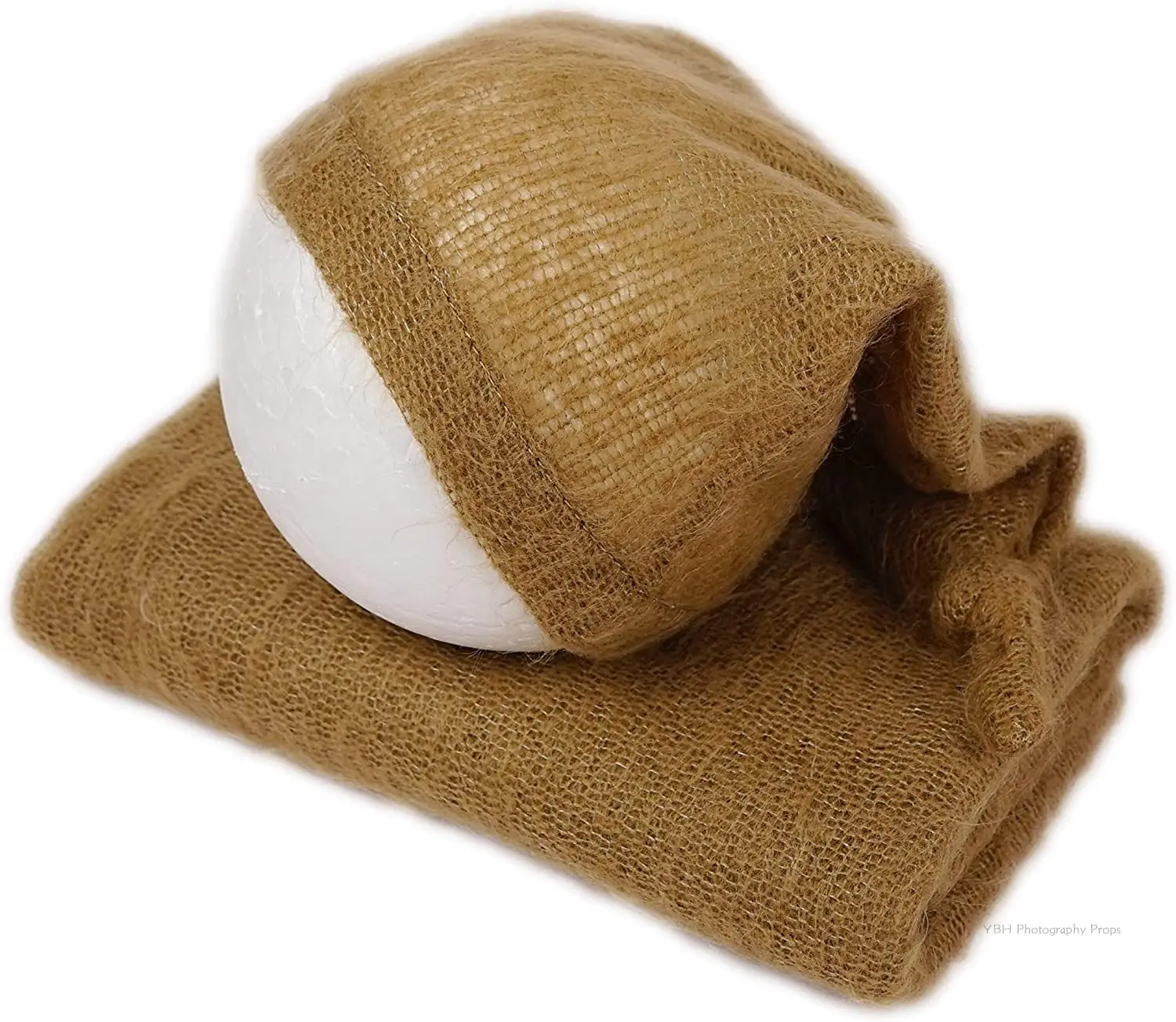 

Newborn Photography Props Wrap Baby Stretch Blanket Boy Photo Outfits Babies Girl Photo Shoot Hat Set 10 colour