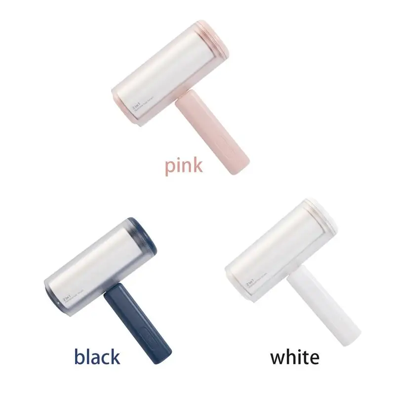 

Pet Hair Remover Roller Remover Dog Cat Hair Self-Cleaning Pet Hair Sticky Roller Brush With Cover To Remove Dust