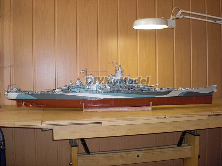 DIYMyModeI-rompecabezas de Battleship missui, 1:200, bricolaje, artesanal, modelo de papel, juguete hecho a mano, regalo, utillaje de pel&iacute;cula-5