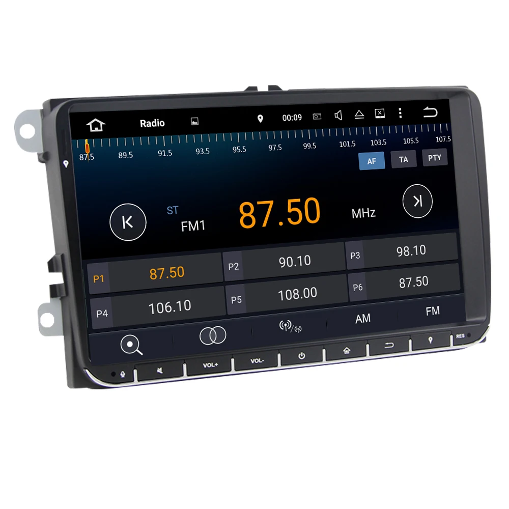 Автомагнитола Eunavi 2 Din Android GPS для VW Passat B6 Polo GOLF 5 Touran Jetta Tiguan Magotan Seat мультимедийный