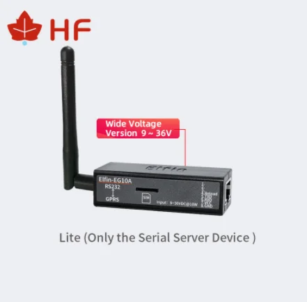 Elfin EG10A 9 ~ 36V серийный Порты и разъёмы устройство подключается к сети Modbus тук IP