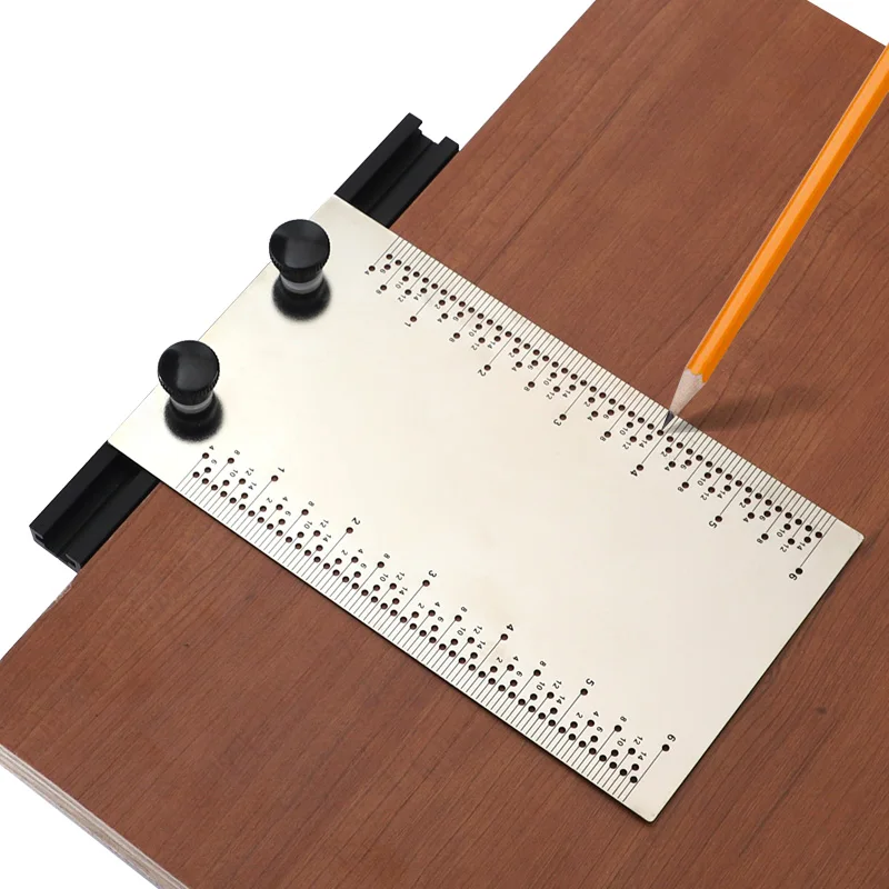 Деревообрабатывающий писец 6 дюймовая Т образная линейка калибровочный прибор