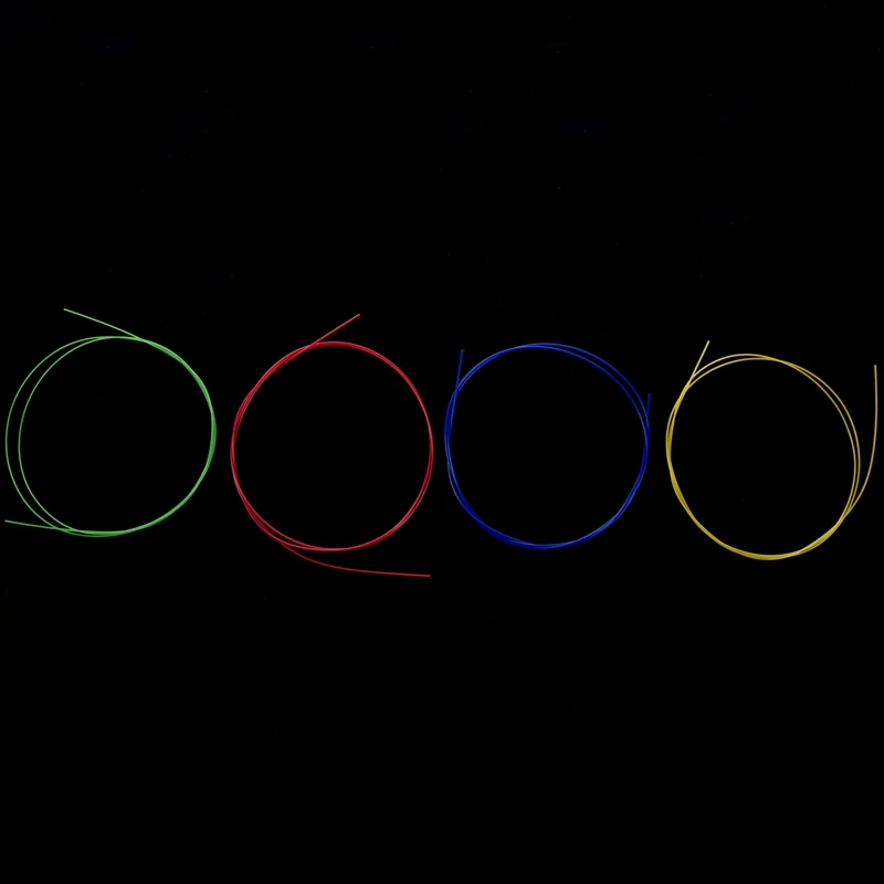 Набор из 4 нейлоновых струн для гитары струны Укулеле серебристого и белого цвета