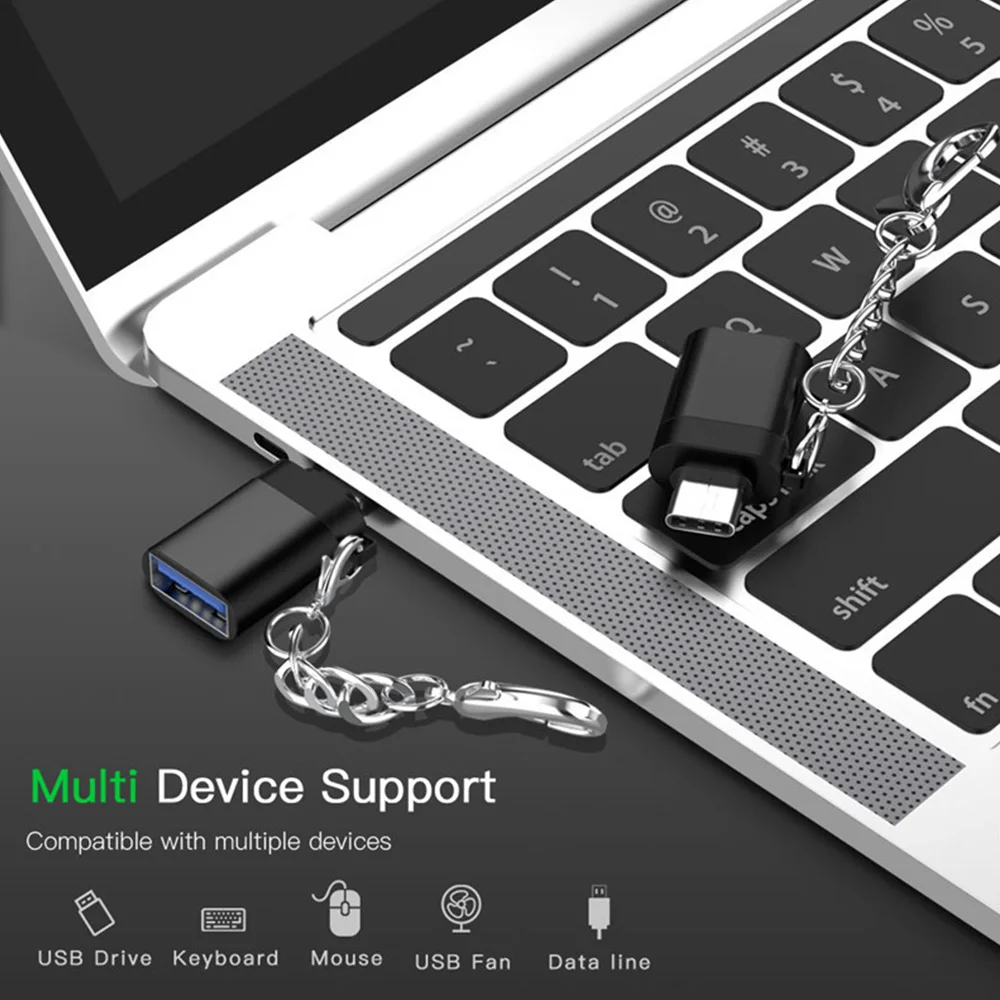 Адаптер с Type C на USB3.0 кабель для передачи данных мобильный телефон OTG raplaction Macbook