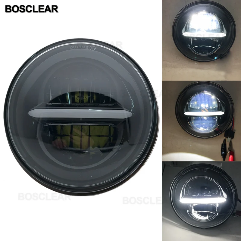 Аксессуары для мотоциклов 5 75 светодиодный налобный фонарь 3/4 дюйма с белым