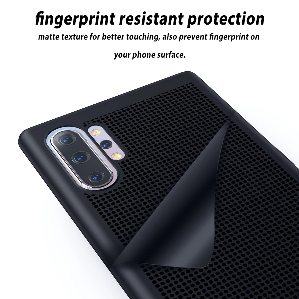 Задняя крышка чехол для samsung Note 10 Plus профессиональная защита Роскошные жесткие ПК