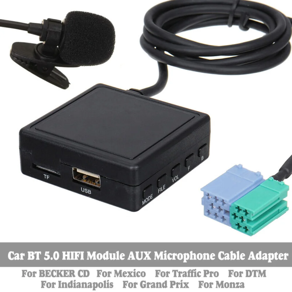 

For BECKER Mexico Traffic Pro Adapter ABS SD MIC Microphone Bluetooth 5.0