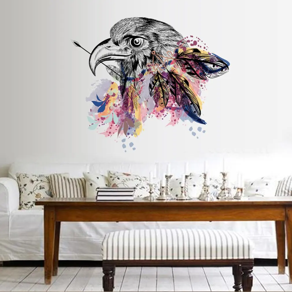 Removable Home Vinyl Window Wall Stickers Decal Decor Exquisite Eagle Head |