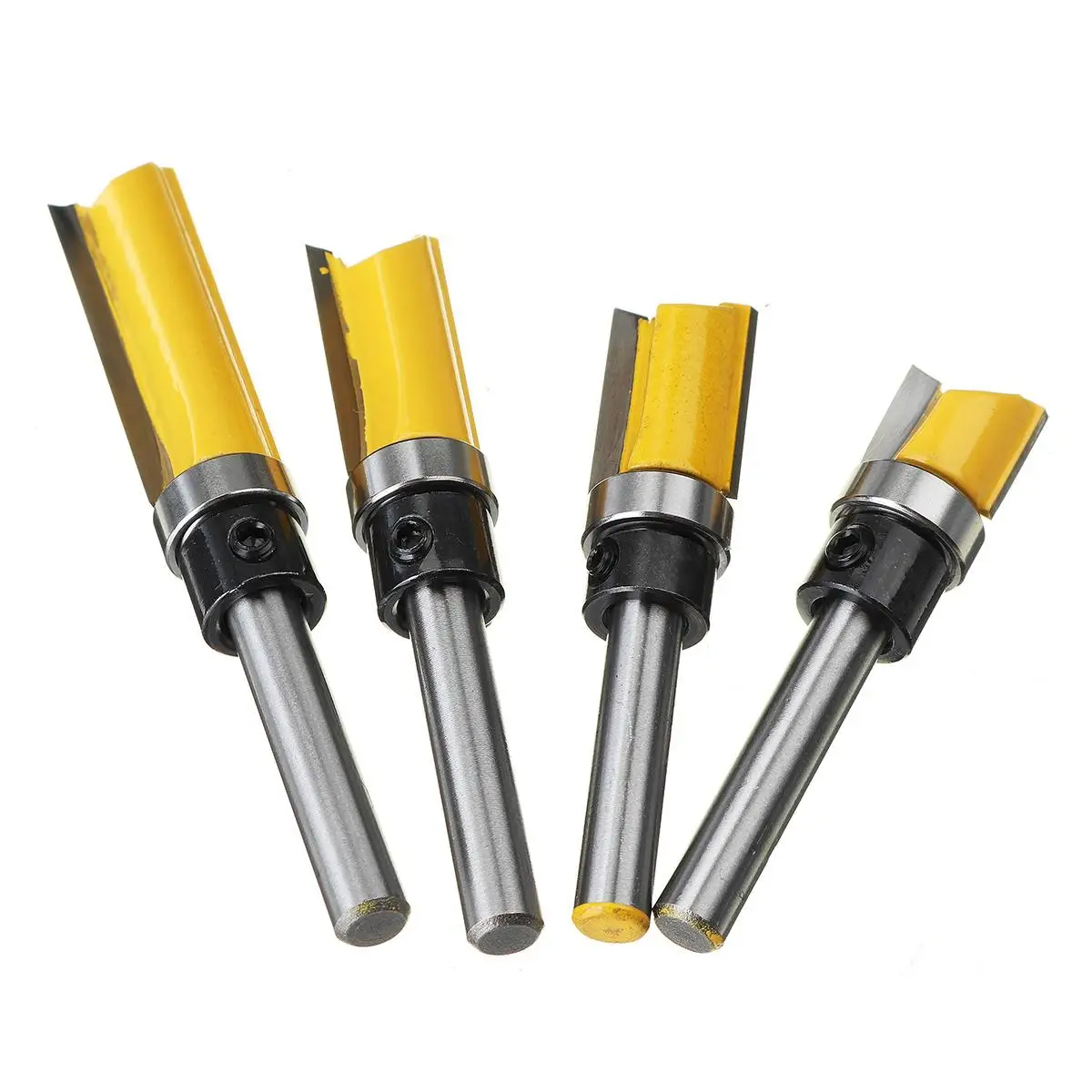 1/4 дюйма хвостовик врезной шаблон заподлицо фрезерный Набор бит фрезы сплав