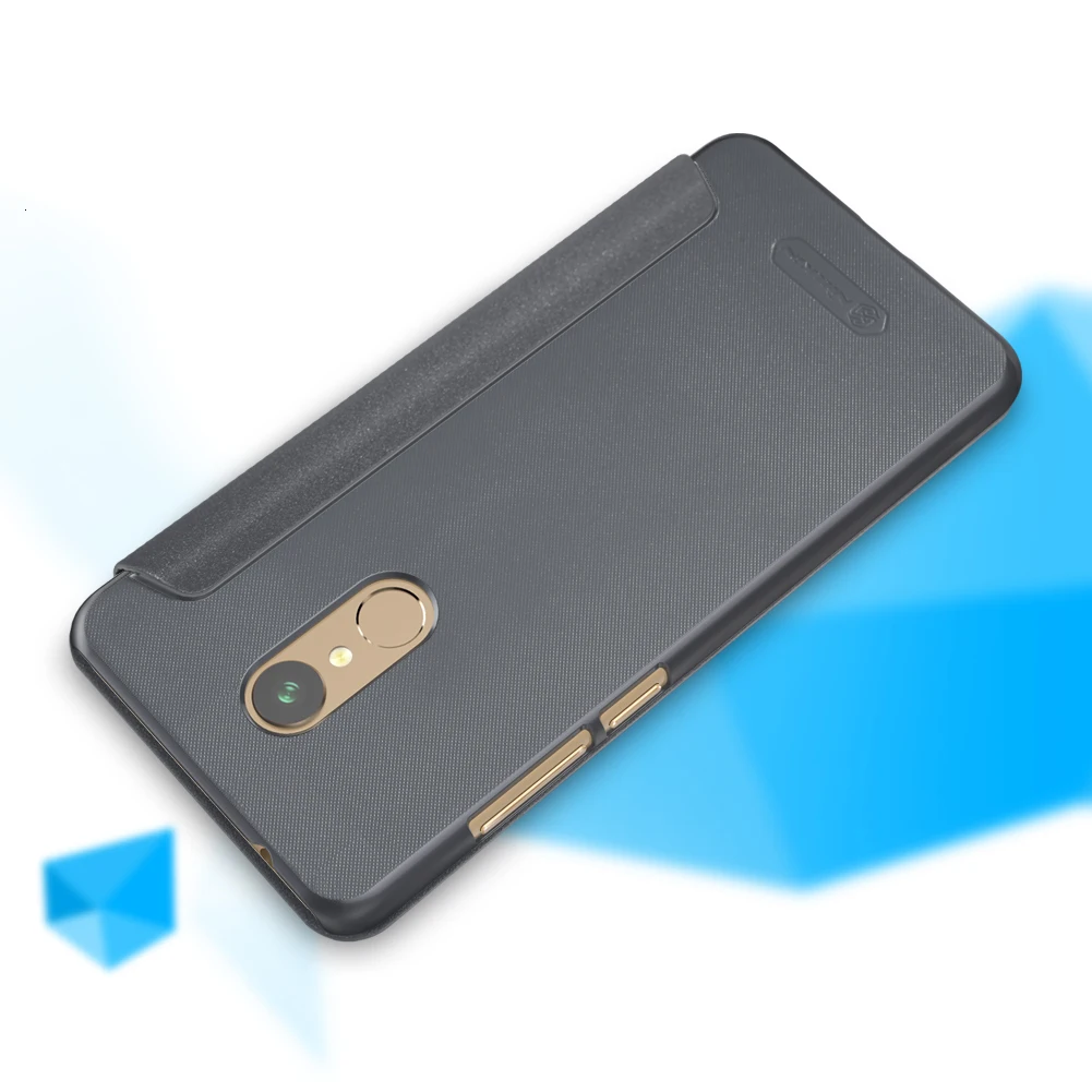Для xiaomi redmi 5 Чехол(5,7 дюйма) NILLKIN блестящий чехол из искусственной кожи с откидной крышкой для xiaomi redmi 5