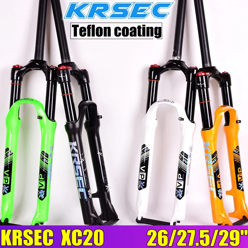 Велосипедная масляная и газовая вилка KRSEC MTB 29 27 5 26er с ручным управлением местная
