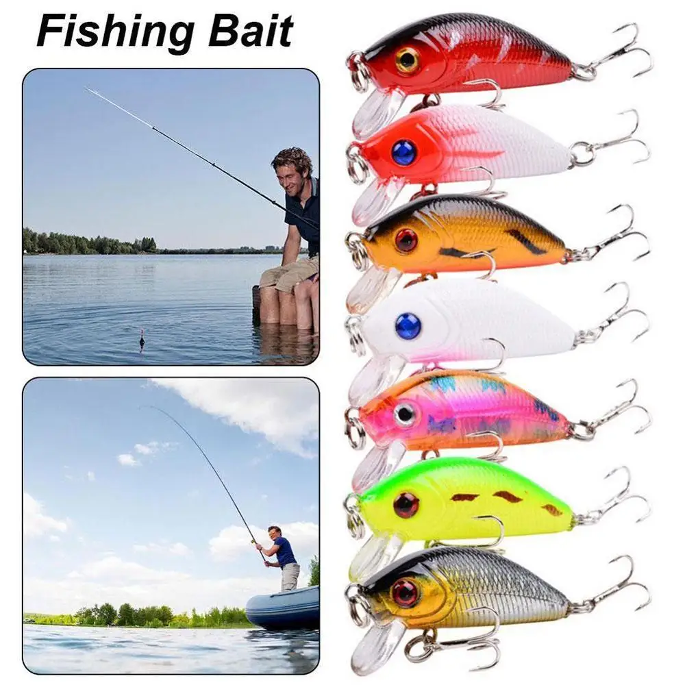 

1 PC 50mm 4.2g Minnow Fishing Lure Lightweight Bionic Fishing Hook Fishing Striped Hard Crankbait Carp Tackle SwimBait Bait H3X8