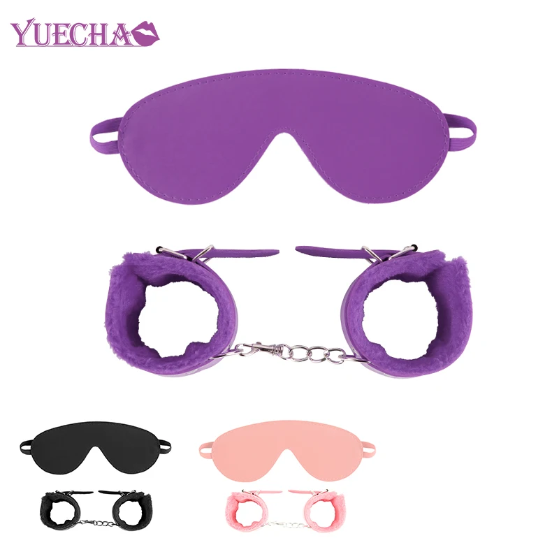 YUECHAO Сексуальная Регулируемая из искусственной кожи с плюшевой подкладкой на