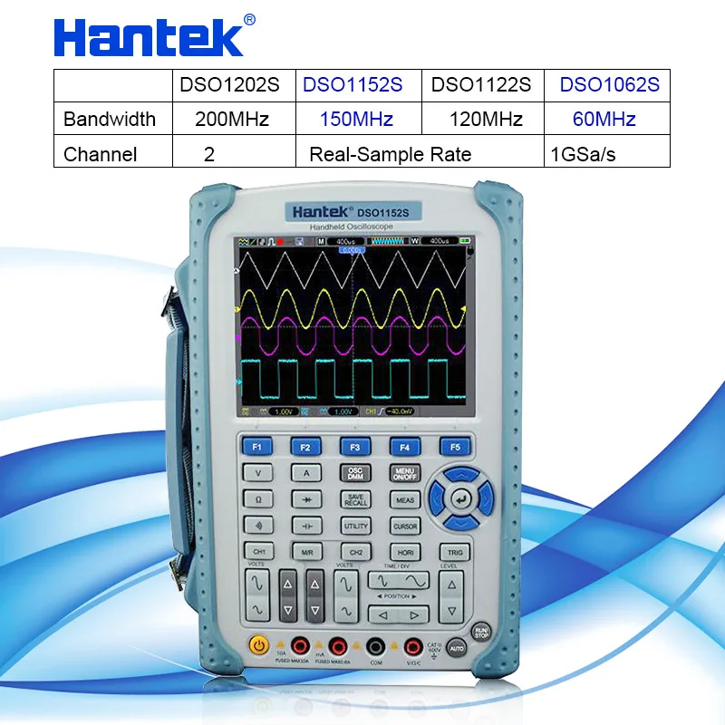 Цифровой изолированный осциллограф Hantek 2CH 60 200 мгц с полосой пропускания +