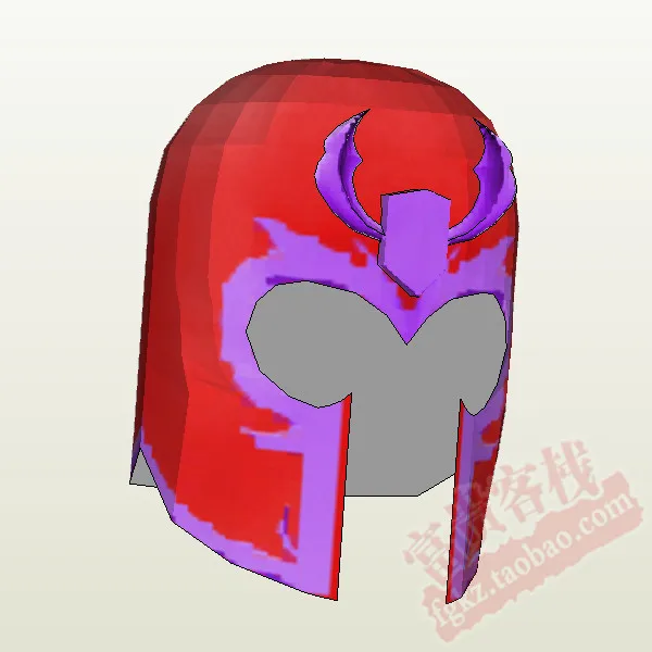 3D бумажная модель X-Man Max Eisenhardt шлем 1:1 носимая Косплей модель DIY ручной работы детские игрушки - Цвет: 02