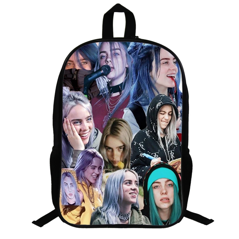 26 14,5 дюймов Billie Eilish школьные сумки для подростков рюкзак в стиле «хип-хоп» для мальчиков и девочек, рюкзак для ноутбука, рюкзак для путешествий вентиляторы подарок - Цвет: 26