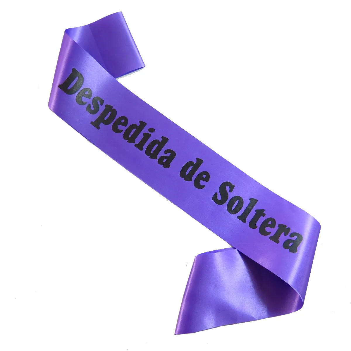 6 шт. Despedida de soltera sash Испанский С Днем Рождения болгарский язык черные буквы