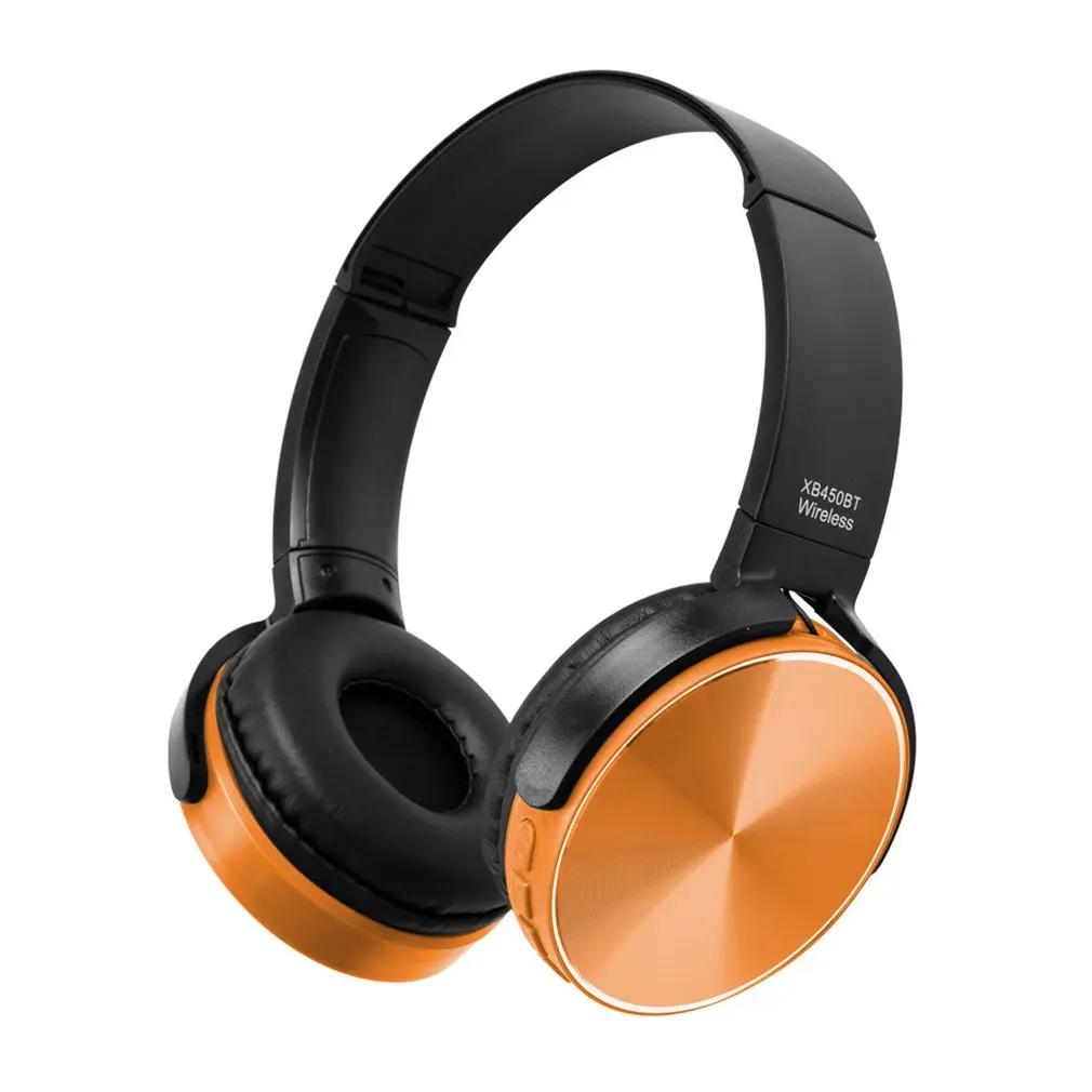 

XB450 Plug-in Card FM Wireless Headset Bass Noise Cancelling Adults Music Wireless Headphones For Game