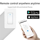 120 механический кнопочный переключатель Wi-Fi Tuya Smart Life APP Remote Hands-free Голосовое управление Поддержка Alexa Google Home