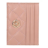 fashion solid color top quality soft pu leather coin purse women casual bank id business card holder female mini card wallets